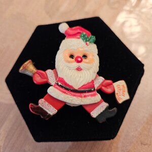 Vintage Santa Pin